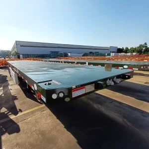 Shipping Container 24 Ft Flat Bed Body Brad Deck Transport Box Truck Trailer for Trailers Truck