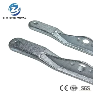 Shipping Container Door Spare Parts 330mm Fluted Handle Kit Hot Dip Galvanized Steel High Torque Strength CE Certified ISO 1161