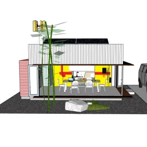 Shipping Container Living House with Bedroom