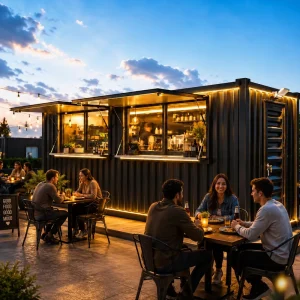 Shipping Container Restaurant Mobile BEER Bar Container Coffee Shop Food Containers Restaurant