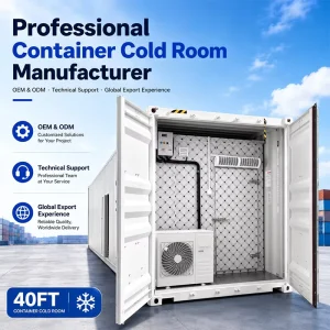 Shipping Reefer Container 20ft 40ft Cold Storage Room Refrigerated Freezer Emerson Copeland Motor Eco Friendly Soundproof Design
