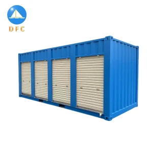 Shutter Door Storage Container Double Sided Open Side Forklift Access Narrow Space Specialized Intermodal Sea Can