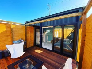 Sinoy JIS 20ft Container House for Hotel Coffee Shop Villa & Outdoor Camping Prefabricated Breathable Eco friendly