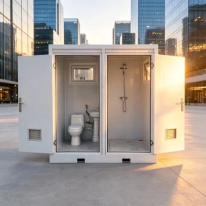 Sitting Toilet Shower Room Container Portable Cabin Tiny Home Restroom Camping Shower Seat Squat Toilet Mobile Bathroom