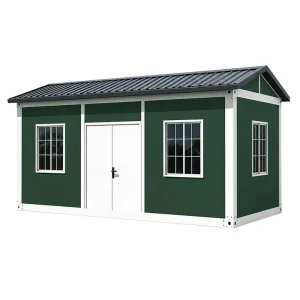 Sloped Roof Fast Assembling Container House Prefabricated Modular Home Waterproof Portable Room for Farm Worker Camp