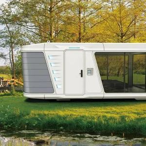 Smart Home Expandable Steel Container Space Capsule Model Quick Installation Ready Ship for Hotels Living Room Mall