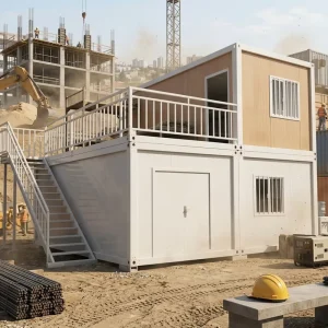 SmartBuild Foldable Portable Container House Modern Design for Worker Dormitory Bedroom Entry Emergency Housing Quick Setup