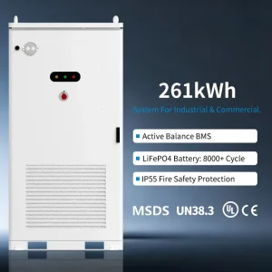 Solar Power Container 261kwh Energy Storage System Kits Integrated ESS for Shopping Mall Bulk Order Welcome High Quality
