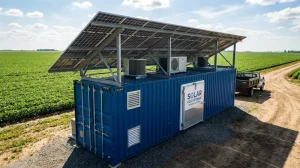 Solar Powered Automatic Walk-in Cold Room Container Energy Saving Grid Refrigeration Farm Remote Area Storage