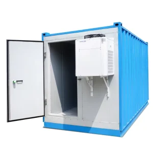 Solar Powered Container Cold Room with PU Sandwich Panels for Fresh Vegetable Fruit Juice Frozen Storage Unit