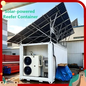 Solar powered Steel Reefer Container 20ft Single phase 220V 33.08 Capacity CIMIC Fast Delivery New Product