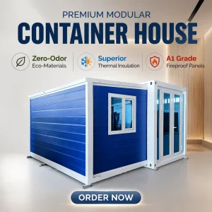Soundproof Thermal Insulation Expandable Container House with Bedroom for Residential Living and Backyard Rental Asset