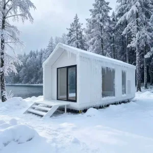 Space Capsule House Aluminium Modular Prefab Apple Cabin Cold Area Snow Resistance No Freeze Crack No Rust