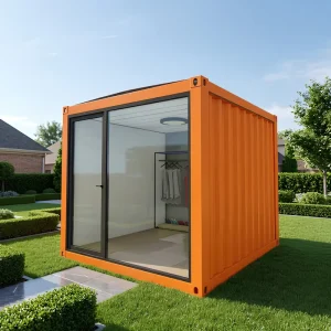 Space saving Prefabricated Mini Container House Waterproof Portable Office Pod for Garden Living Pop up Shop