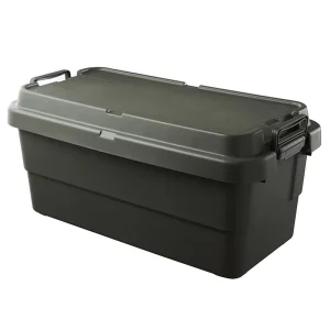 Spacious 70L Outdoor Storage Box with Handles for Gardens and Terraces Stackable and Customizable Combination Storage Container
