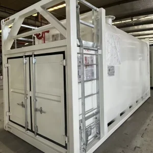 Special Diesel Transport Tank Container Leak Proof Double Layer Stainless Steel