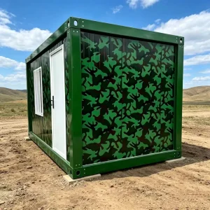 Stackable Flat Pack Container House 3m*6m Prefabricated Modular Office for Philippines Construction Site Building