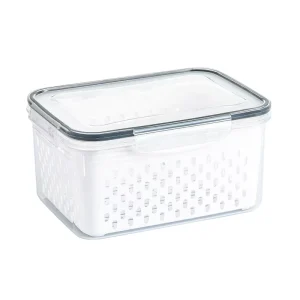 Stackable Kitchen Storage Containers Refrigerator and Freezer Organizer Bins