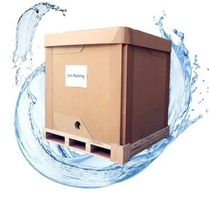 Stackable Paper IBC 1000L Bulk Container Food Grade Tote with Liner Bag