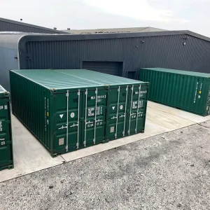 Stackable Shipping Container Storage Units for Industrial and Commercial Use, Self-Storage, and Warehousing