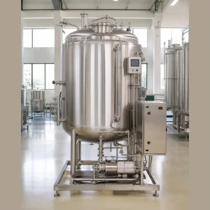 Stainless Steel CIP Return Tank 500L-3000L SS304 Sanitary Clean in Place Recovery Vessel with Pump ASME CE