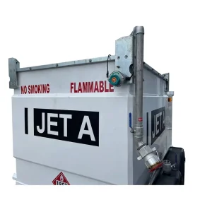 Stainless Steel Double Walled Cube Tank with Trailer Storage JET-A and AVGAS Transfer Tank