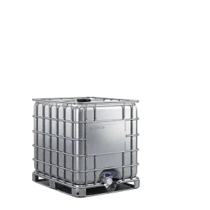 Stainless Steel IBC Storage Tank Sanitary Liquid Container Industrial Bulk Barrel