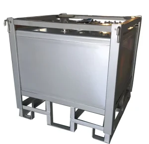 Stainless Steel IBC Tank 1000 Liters Chemical Storage Tote Food Grade Container