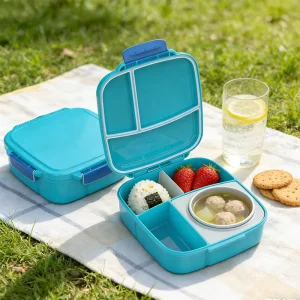 Stainless Steel Insulated Cute Food Jar Lunch Box Set 2 in 1 Bento Kit Spoon Leak Proof Hot Soup Kids School