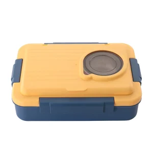 Stainless Steel Insulated Leak-Proof 2-Section Lunch Box Dishwasher- and Microwave-Safe BPA-Free Bento Box