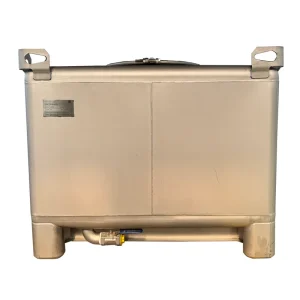 Stainless Steel Rectangular IBC Tank 126 165 250 350 550 Gallon 2B Finish Chemical Liquid Container