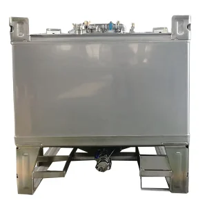 Stainless Steel Standard IBC Tote Tank 1000L for Chemical Liquid Storage