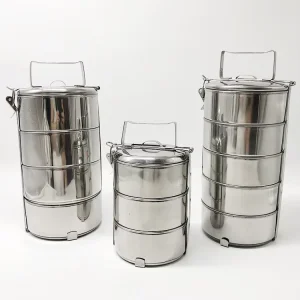 Stainless Steel Tiffin Box 3/4/5 Layers Eco-Friendly Freshness Preservation Food Storage Lunch Box Easy Carry Modern