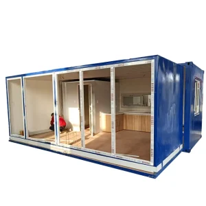 Standard Cargo Container with Glass Panel Waterproof & Corrosion Resistant for Outdoor Use