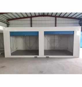Steel 20 ft Partitioned Prefab Foldable Mobile Stackable Portable Storage Container