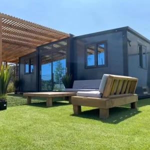Steel Expandable Container House, Hurricane Proof Tiny Prefab Home