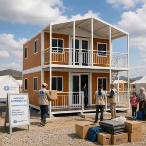 Steel Expandable Container House with Insulated Panel Options for Campsite Lodging