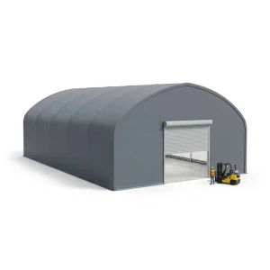Steel Fabric Industrial Warehouse Mining Truck Garage Building Wide Span Equipment Shelter Custom Size
