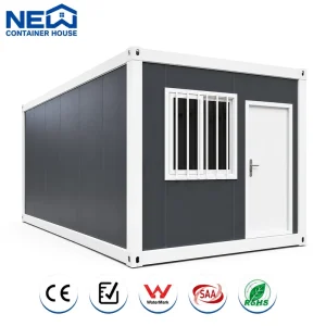 Steel Flat Pack Container House Sandwich Panels Modern Design Fast Setup Multi-Purpose Use for Home Office Office Building