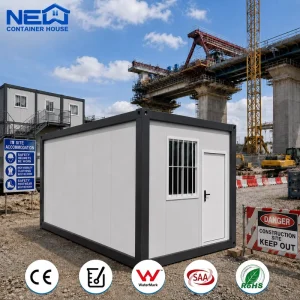 Steel Flat Pack Expandable Container Building for Prefab Storage Emergency Housing Post-Disaster Camp Use