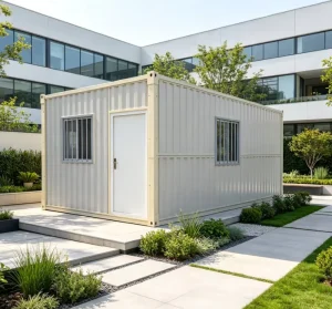 Steel Modular Container Cabin Corrugated Assembled Ready to Use for Construction Office Worker Dorm Guard Kiosk