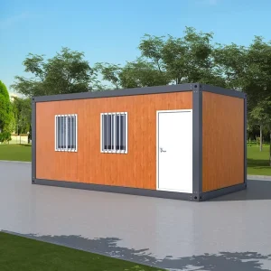 Steel Movable Prefabricated Container House Kit Fully Assembled Detachable Flat Pack Tiny Home Eco Friendly Luxury Design