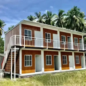 Steel Prefabricated Container House Expandable Modular Prefab Home Portable Container Portal Design