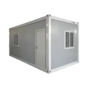 Steel-Structure Mobile Container House with Sandwich Panels for Construction Site Housing or Warehouse