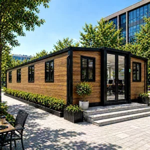 Steel Structure Prefabricated Expandable Container House Mobile Tiny Home Sun Room Prefab Villa