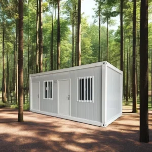 Steel and Sandwich Panel Prefabricated Tiny Houses Office Container Outdoor