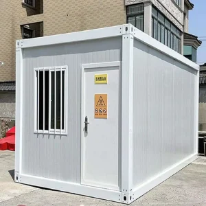 Storage Container House 16ft Folding Portable Pack Mobile Container Home Office & Hotel Use Modern Design Metal Rental