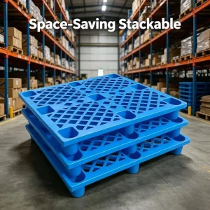 Strong Corrosion Resistant Plastic Pallet Acid Proof For Waste Plastic Metal Scrap Recycling Station Material Pile Board