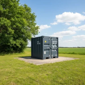 Strong Durable Steel 6ft Storage Shipping Container