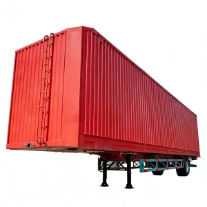 Sturdy Cargo Container Trailer Efficient Heavy Duty Freight Equipment